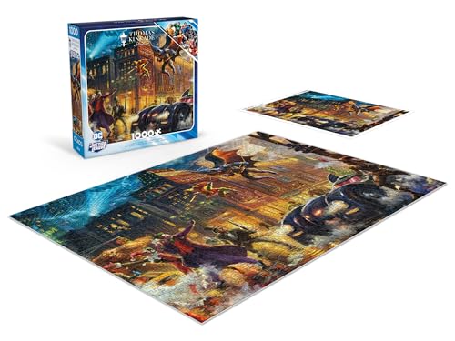 Ceaco Thomas Kinkade x DC Comics Justice League Dark Knight 1000-Piece Puzzle