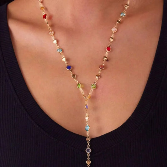 1PC Women's Fashion Trendy Geometric Necklace Jewelry Suitable for Date, Party, Festival Gifts-L71