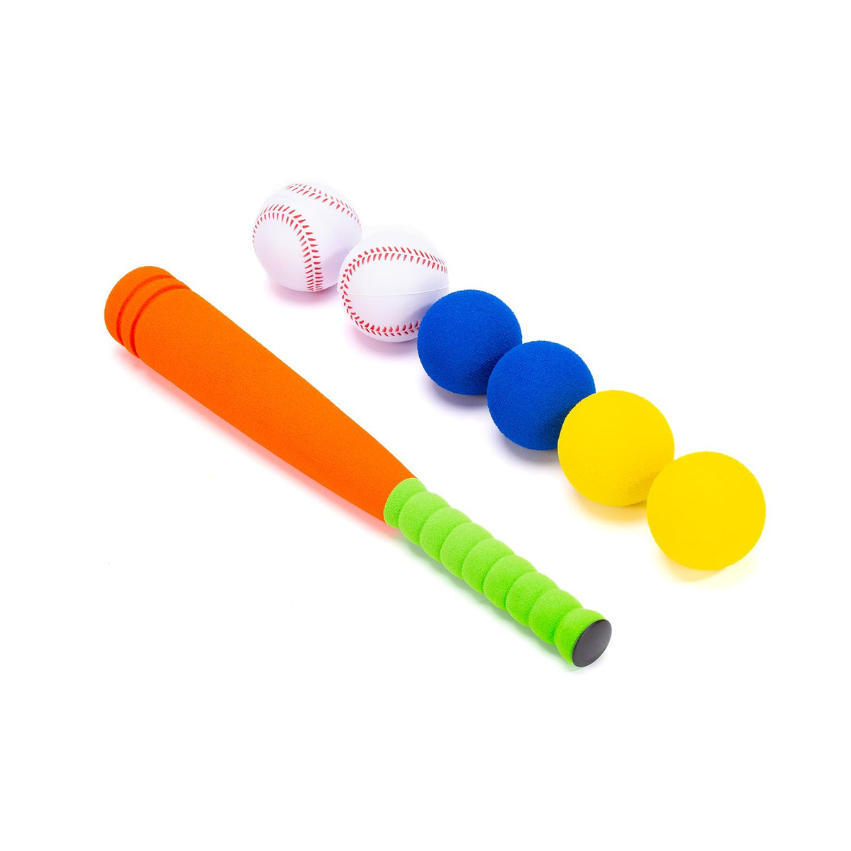 CeleMoon 16.5 Inch Soft Foam Baseball Bat Toy Set – 6 Balls for Safe Indoor Outdoor Play