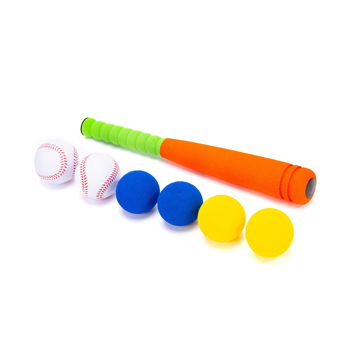 CeleMoon 16.5 Inch Soft Foam Baseball Bat Toy Set – 6 Balls for Safe Indoor Outdoor Play