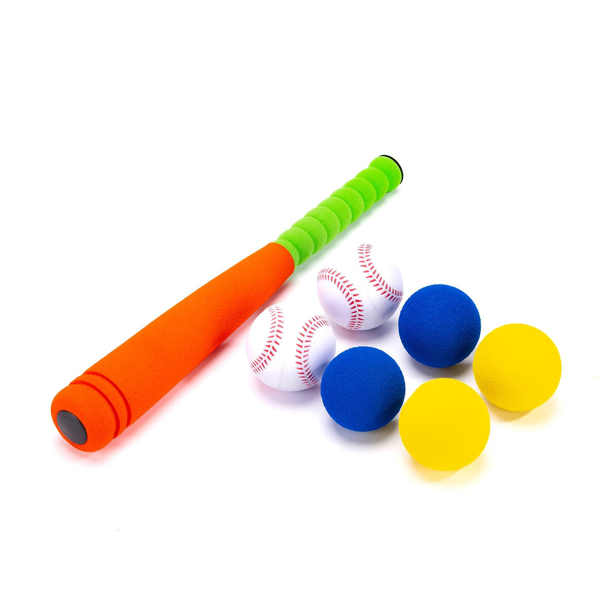 CeleMoon 16.5 Inch Soft Foam Baseball Bat Toy Set – 6 Balls for Safe Indoor Outdoor Play