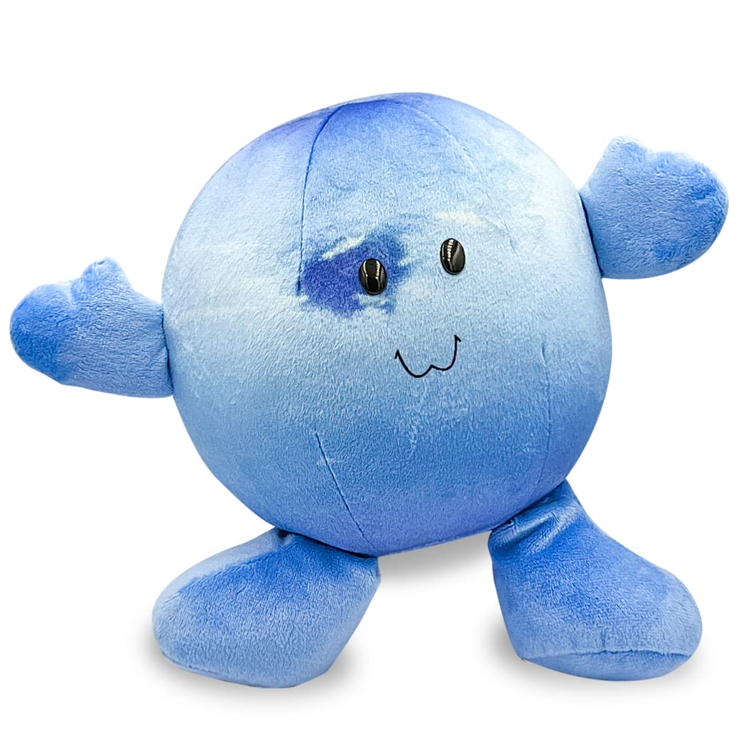 Celestial Buddies Neptune Buddy – 10-inch Plush, Embroidered Features, Space STEM Toy