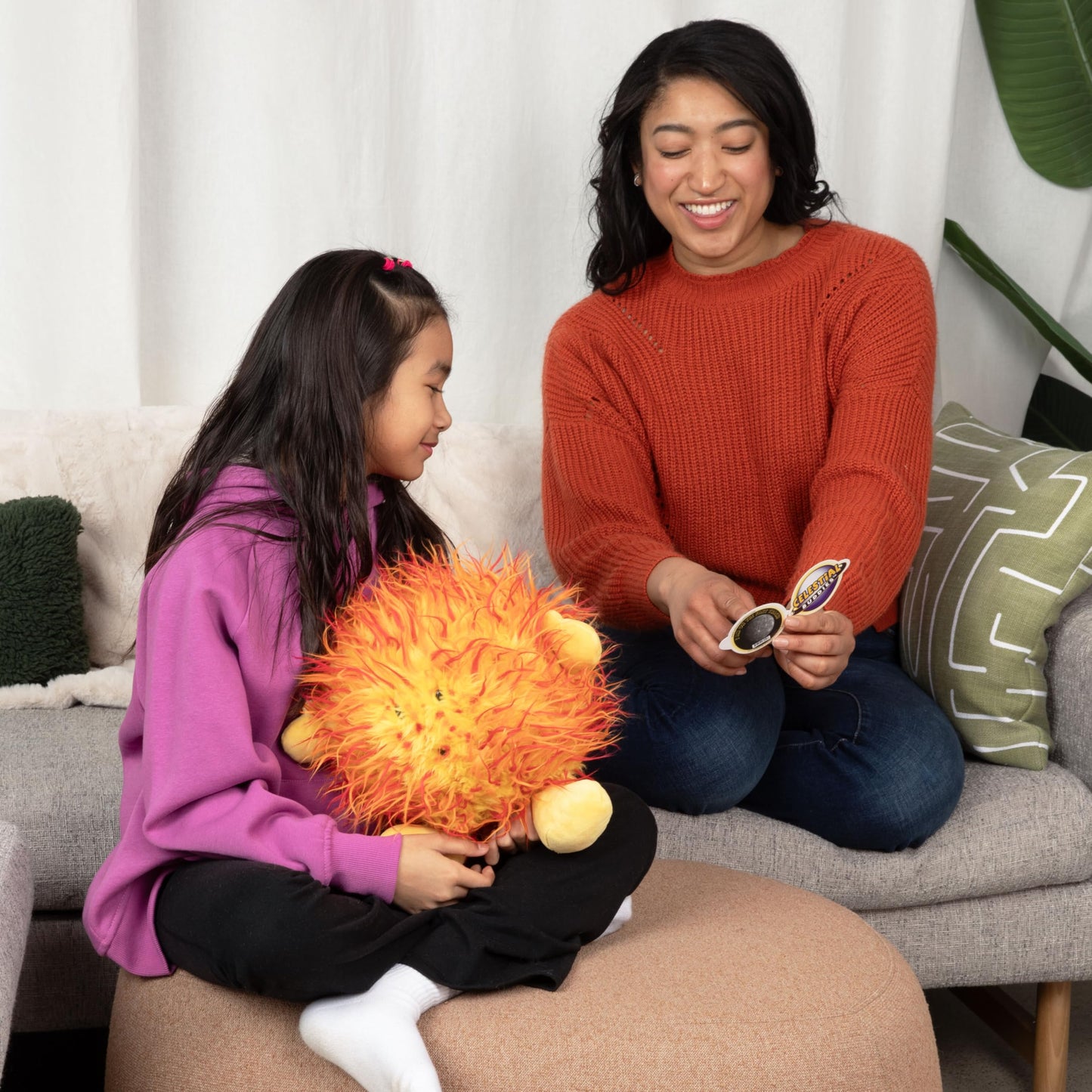Celestial Buddies Sun Buddy | 12-inch Soft Plush Sun Toy for Kids | Educational STEM Gift & Classroom Decor