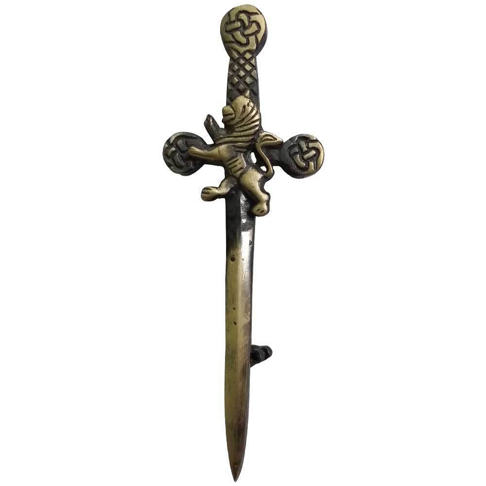 Celtic Lion Rampant Highland Scottish Kilt Pin Antique Finish Kilt Pin