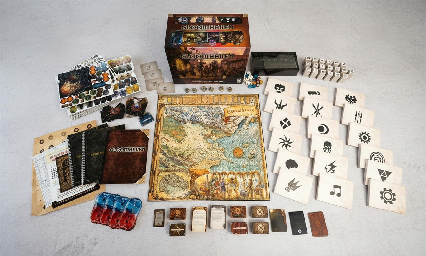 Cephalofair Games: Gloomhaven 2nd Edition – Revised Legacy Strategy Board Game for 1–4 Players