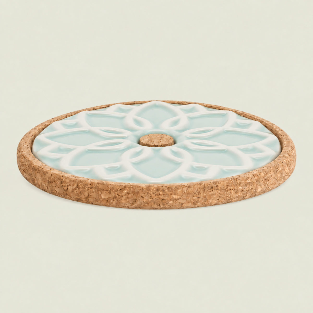 Ceramic Hot Pot Stand Elvira - Mint