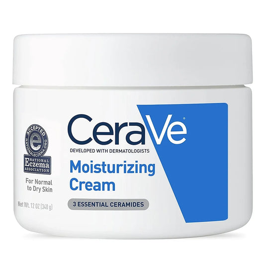 CeraVe Moisturizing Cream Hydrating & Restoring Skin Barrier for Dry to Very Dry Skin 12 oz (340g)