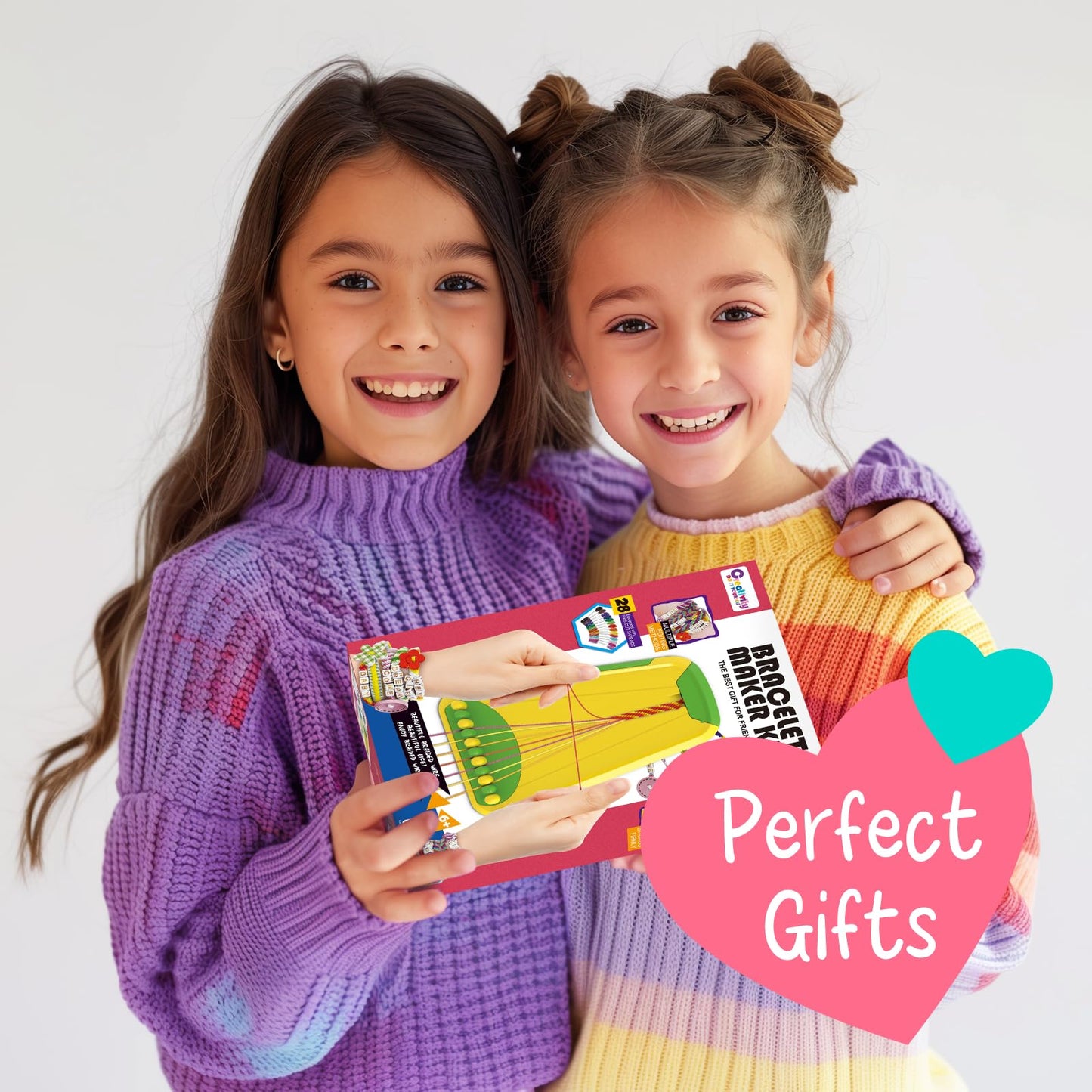 CEUCAL Bracelet Making Kit for Girls – Friendship Bracelet Kit | Christmas Gifts for Ages 6-12 | Arts & Crafts