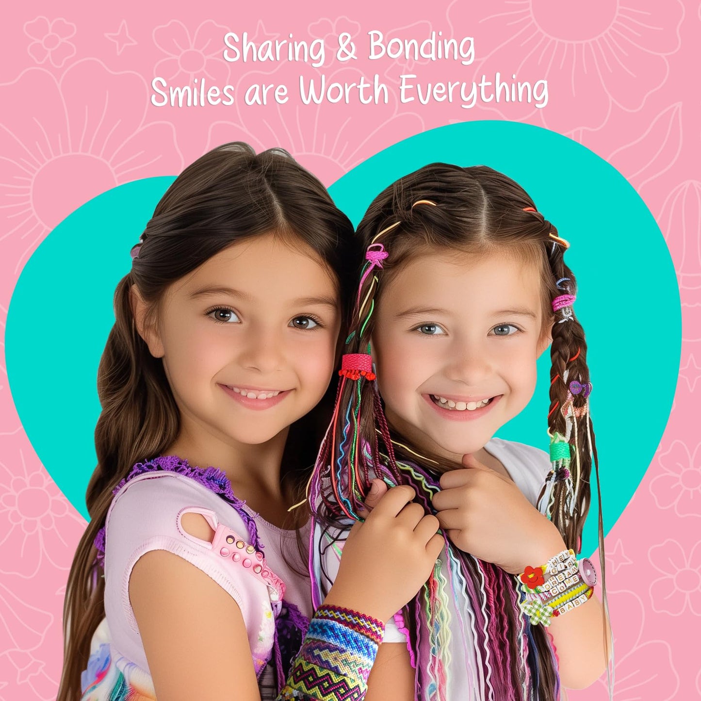 CEUCAL Bracelet Making Kit for Girls – Friendship Bracelet Kit | Christmas Gifts for Ages 6-12 | Arts & Crafts