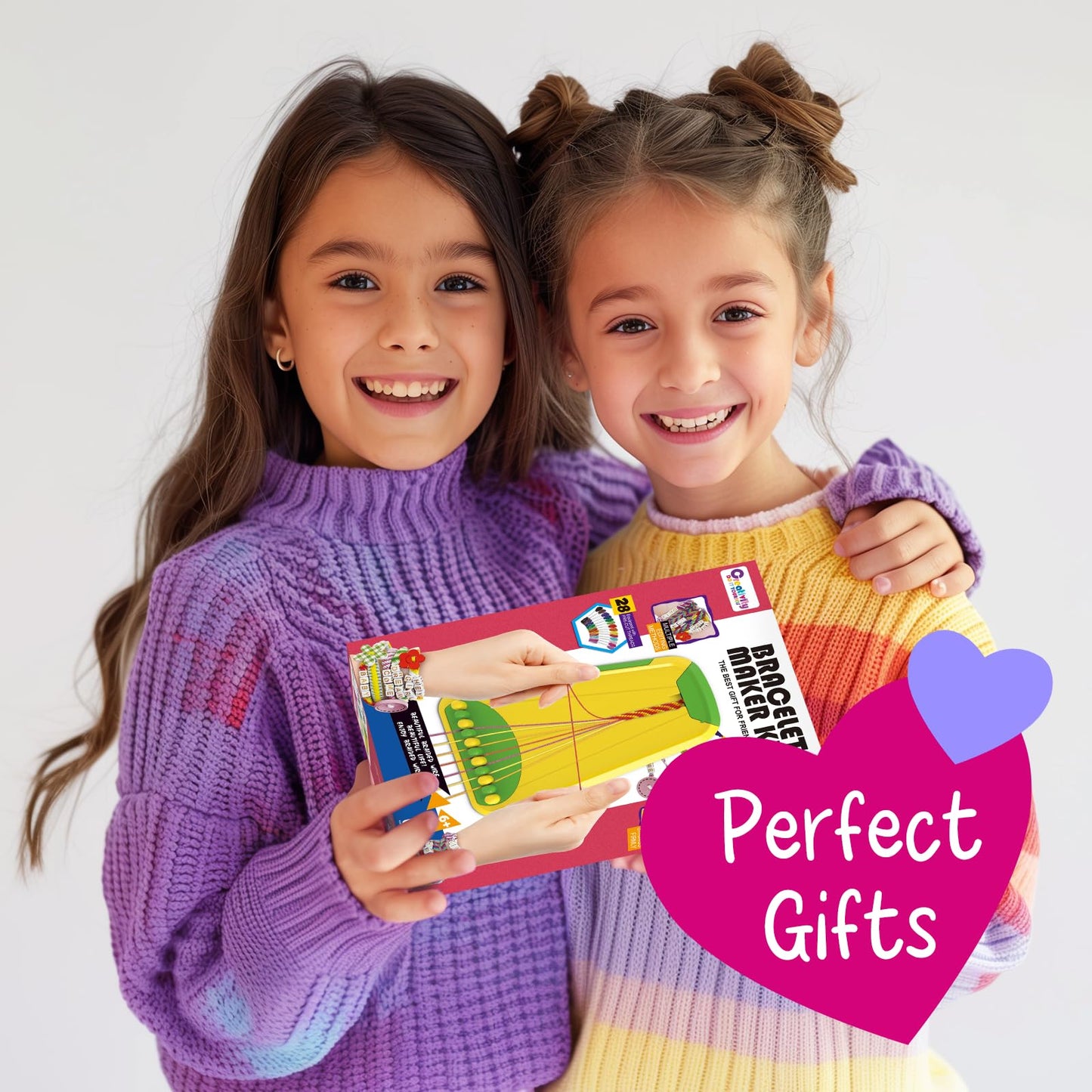 CEUCAL Bracelet Making Kit for Girls – Friendship Bracelets DIY Craft for Kids 6-12