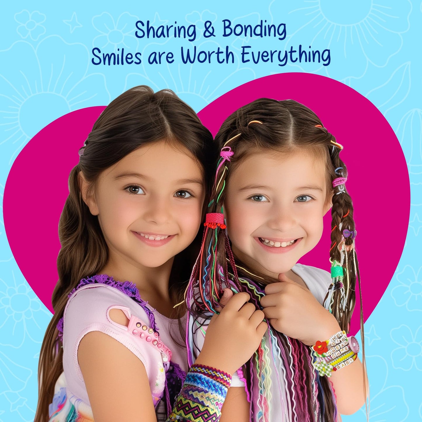 CEUCAL Bracelet Making Kit for Girls – Friendship Bracelets DIY Craft for Kids 6-12