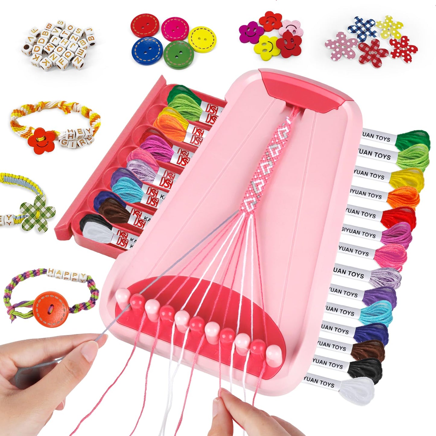 CEUCAL Bracelet Making Kit for Girls – DIY Friendship Bracelets for Ages 6–12 | Creative Crafts & Gifts