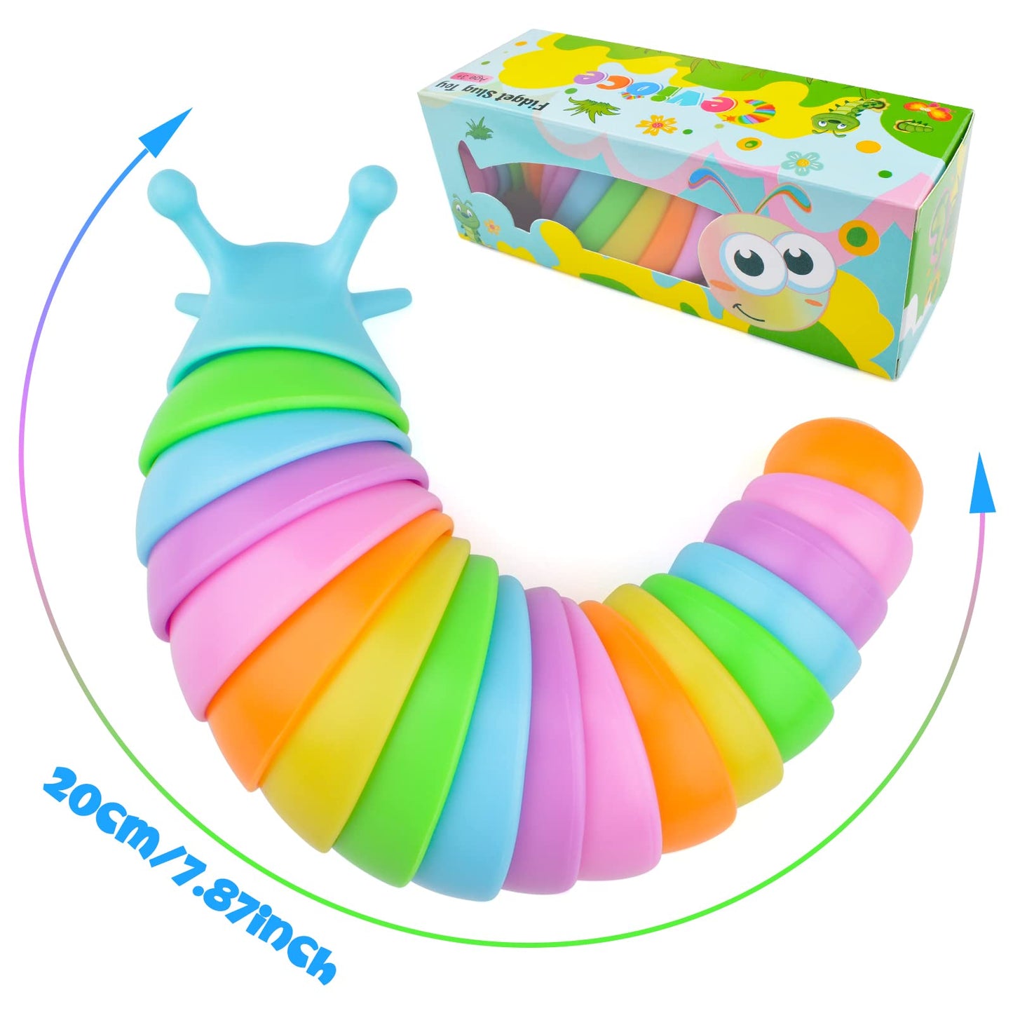 Cevioce Sensory Slug Fidget Toy – Calming 3D Slug for Kids & Adults