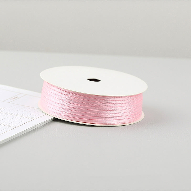 2mm Silk Ribbon Balloon Ribbon Rope Double-sided Diy Packaging