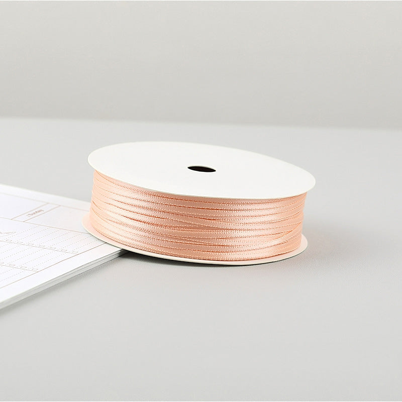 2mm Silk Ribbon Balloon Ribbon Rope Double-sided Diy Packaging