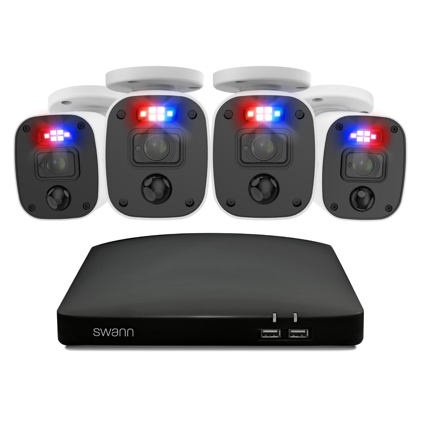 Swann 2K 256GB 8-Channel Wired DVR CCTV Kit with 4 Bullet Cameras