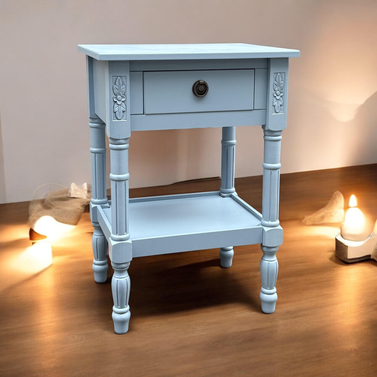 65CM 1 DRAWER SIDE TABLE