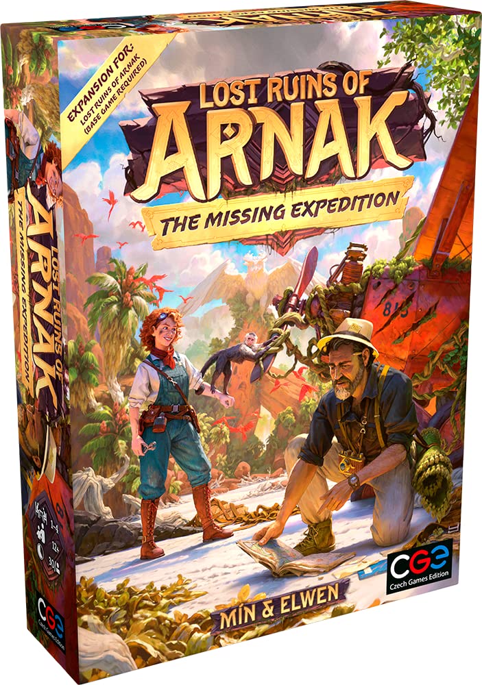 Lost Ruins of Arnak: Missing Expedition Expansion by CGE – New Assistants, Leaders & Six-Chapter Campaign
