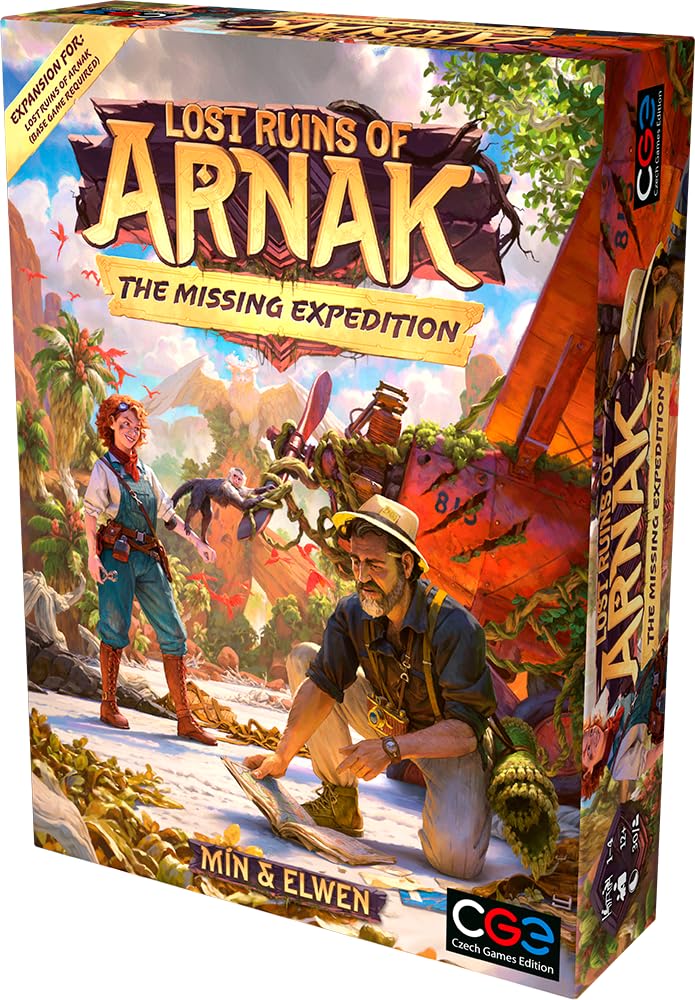 Lost Ruins of Arnak: Missing Expedition Expansion by CGE – New Assistants, Leaders & Six-Chapter Campaign