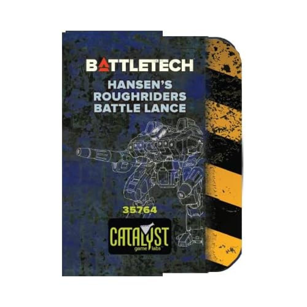 Catalyst Game Labs BattleTech: Hansen's Roughriders Battle Lance – Deluxe BattleMech Set