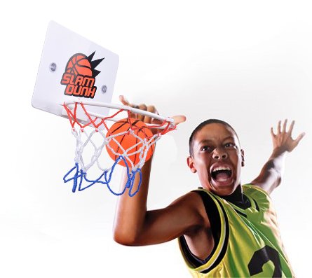 CGRTEUNIE Congerate Slam Dunk Mini Basketball Hoop — Over-the-Door Indoor Fun