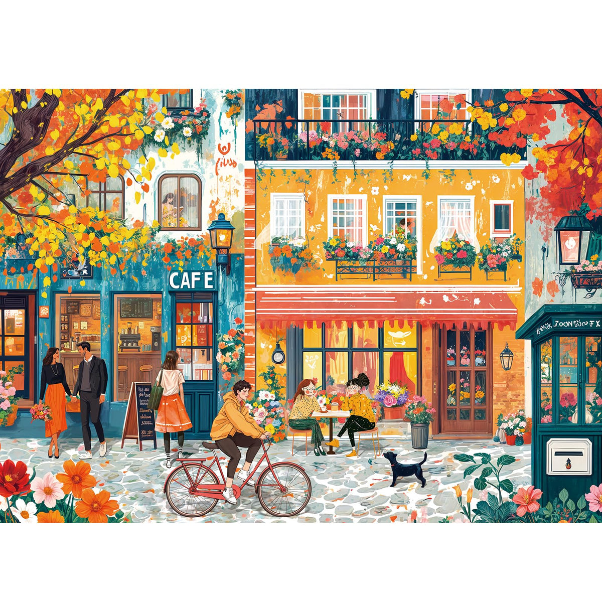 Chalzidar 1000-Piece Jigsaw Puzzle for Adults — Interlock, No Dust, Poster Included