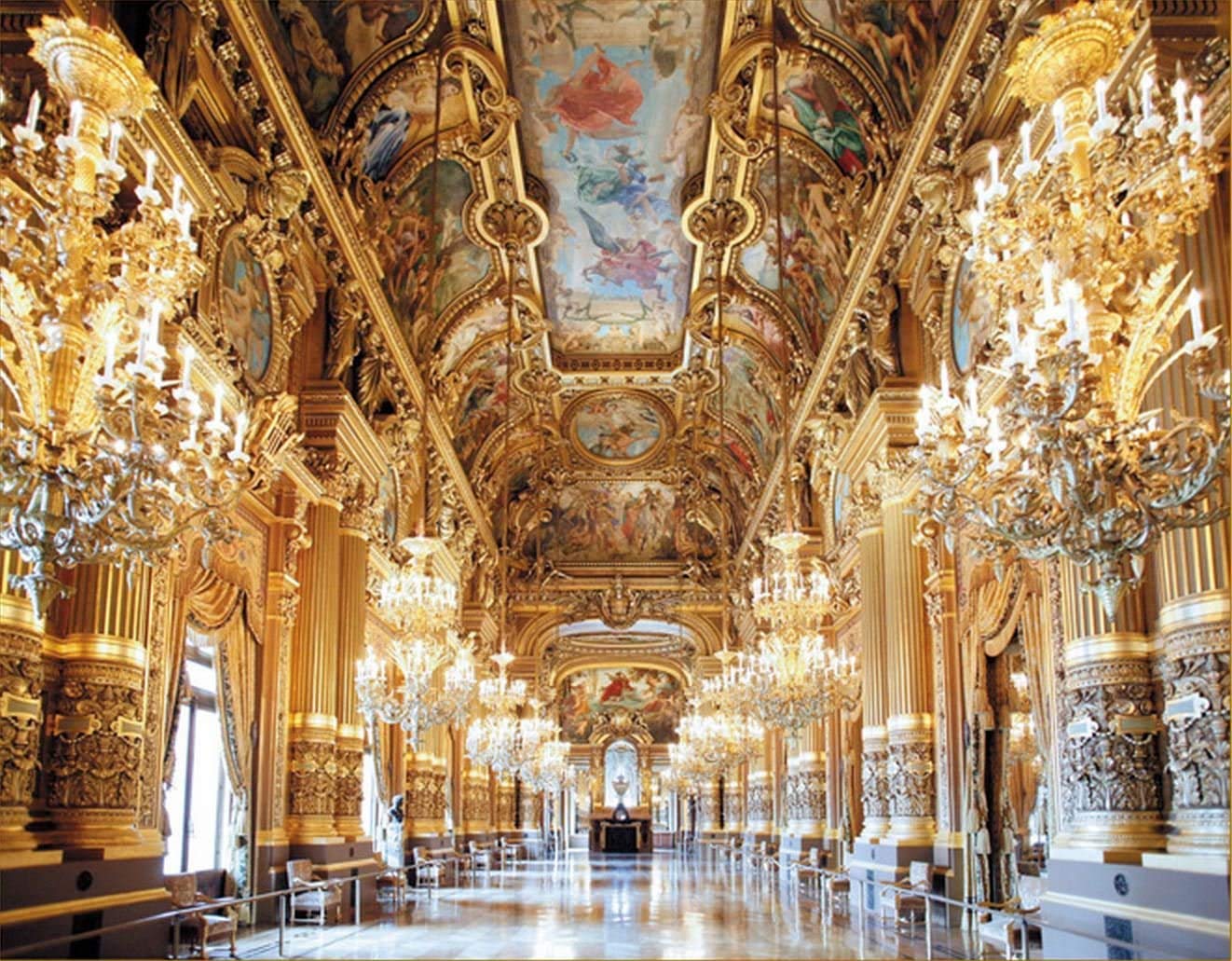 CHAMBERART 2000-Piece Premium Jigsaw Puzzle Opera Grand Foyer A-2003