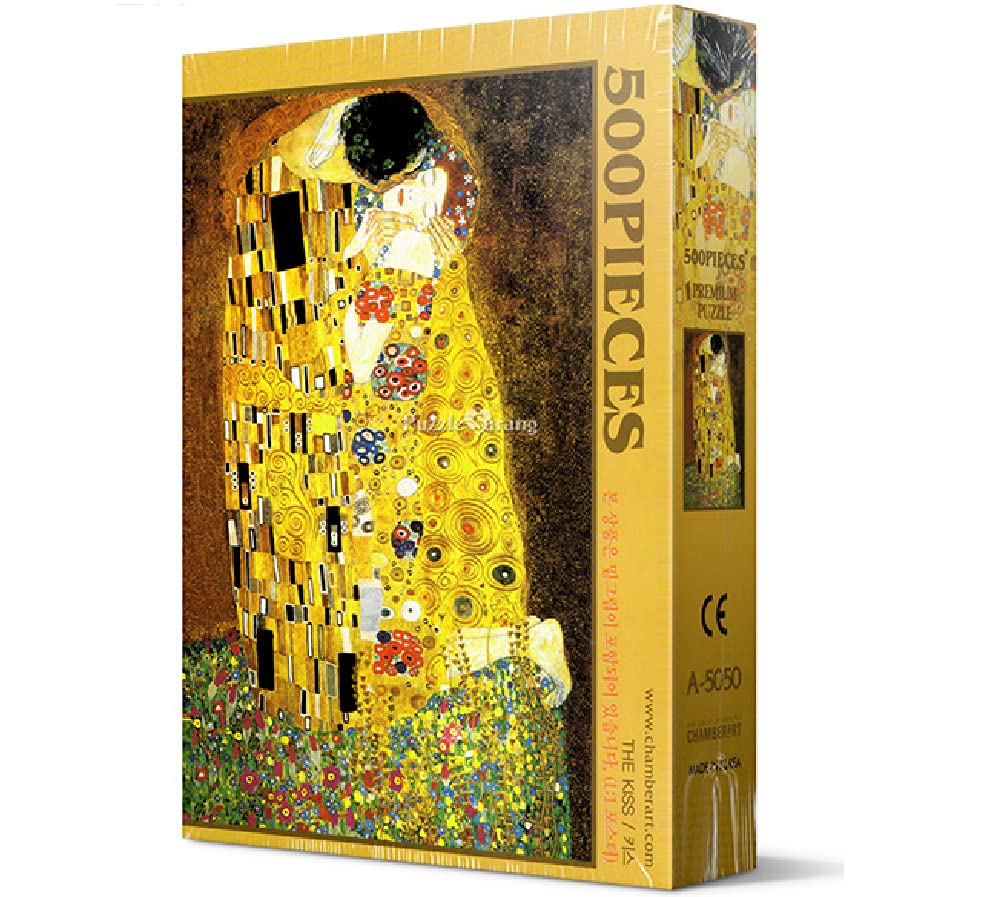 CHAMBERART 500-Piece Premium Jigsaw Puzzle The Kiss A-5050 | Eco-Friendly & Gift-Ready