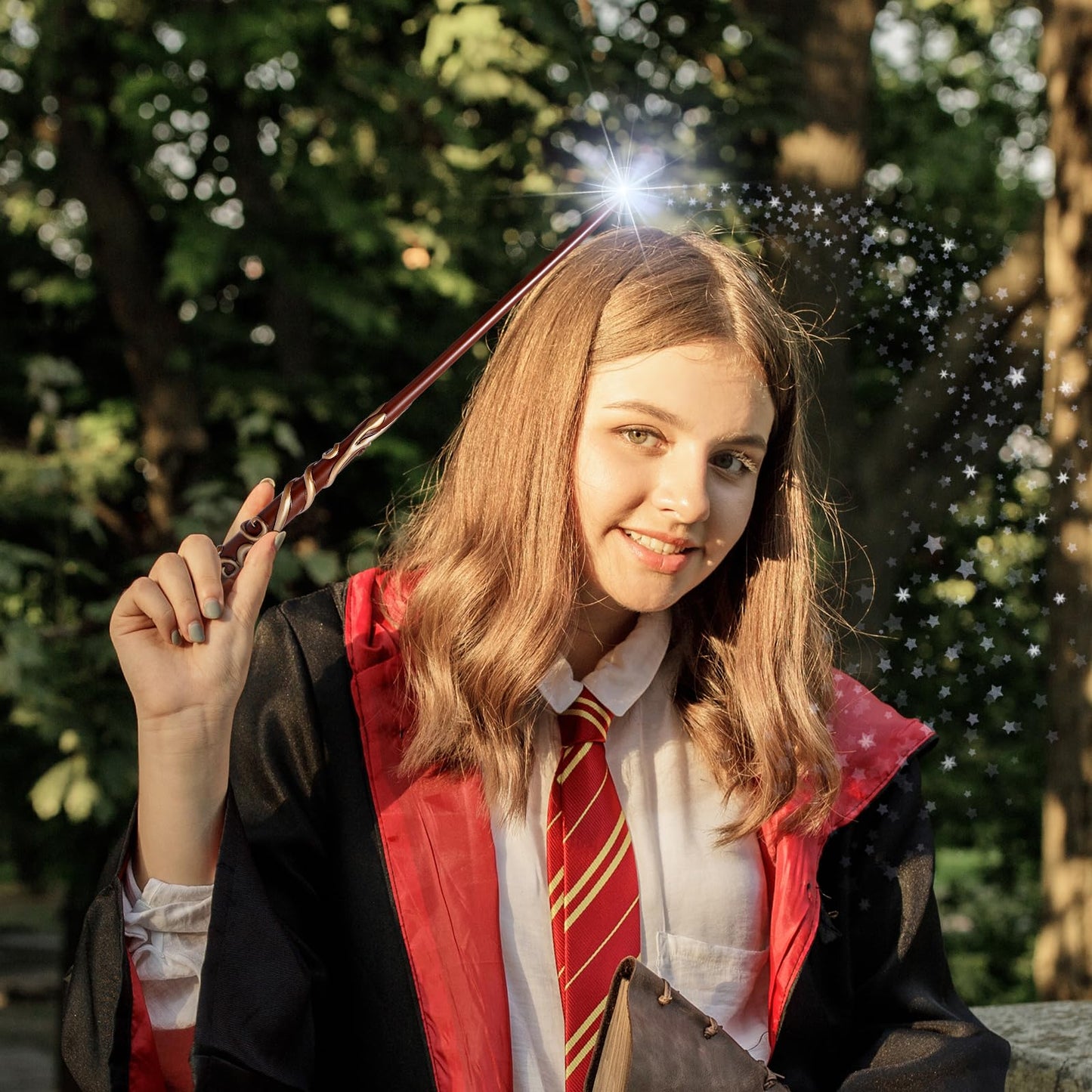 ChampWe Light Up Wizard Wand – Rechargeable Illuminating Toy for Kids (Ivy)