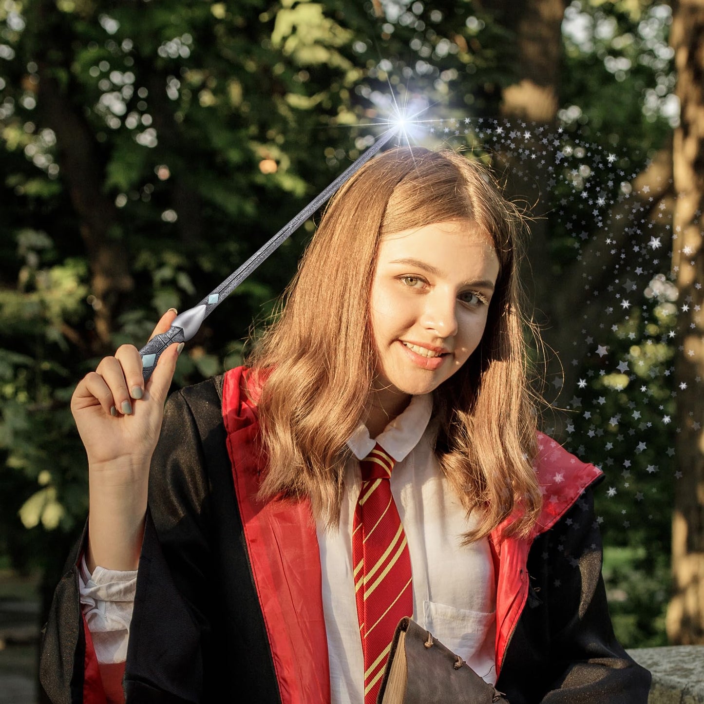 ChampWe Light Up Magic Wizard Wand – Blade, Rechargeable, 100 Spells, Gift Box