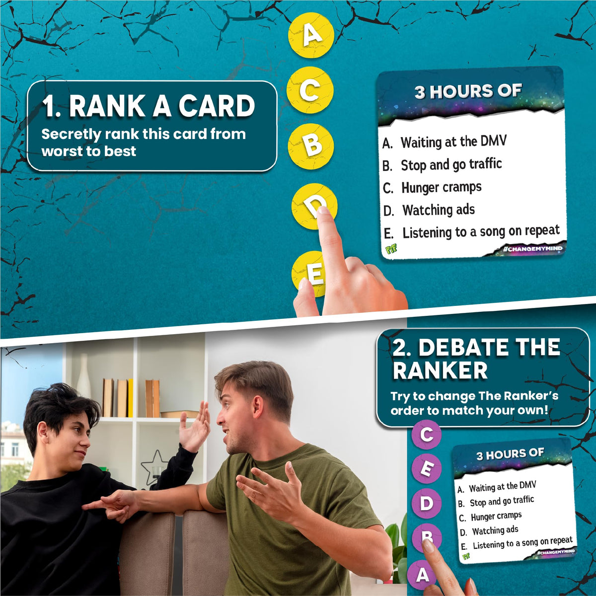Change My Mind: For The Family – Standalone Family Party Game (Ages 13+, 3–5+ Players)