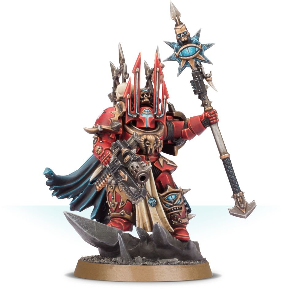 Chaos Space Marines: Chaos Lord in Terminator Armour