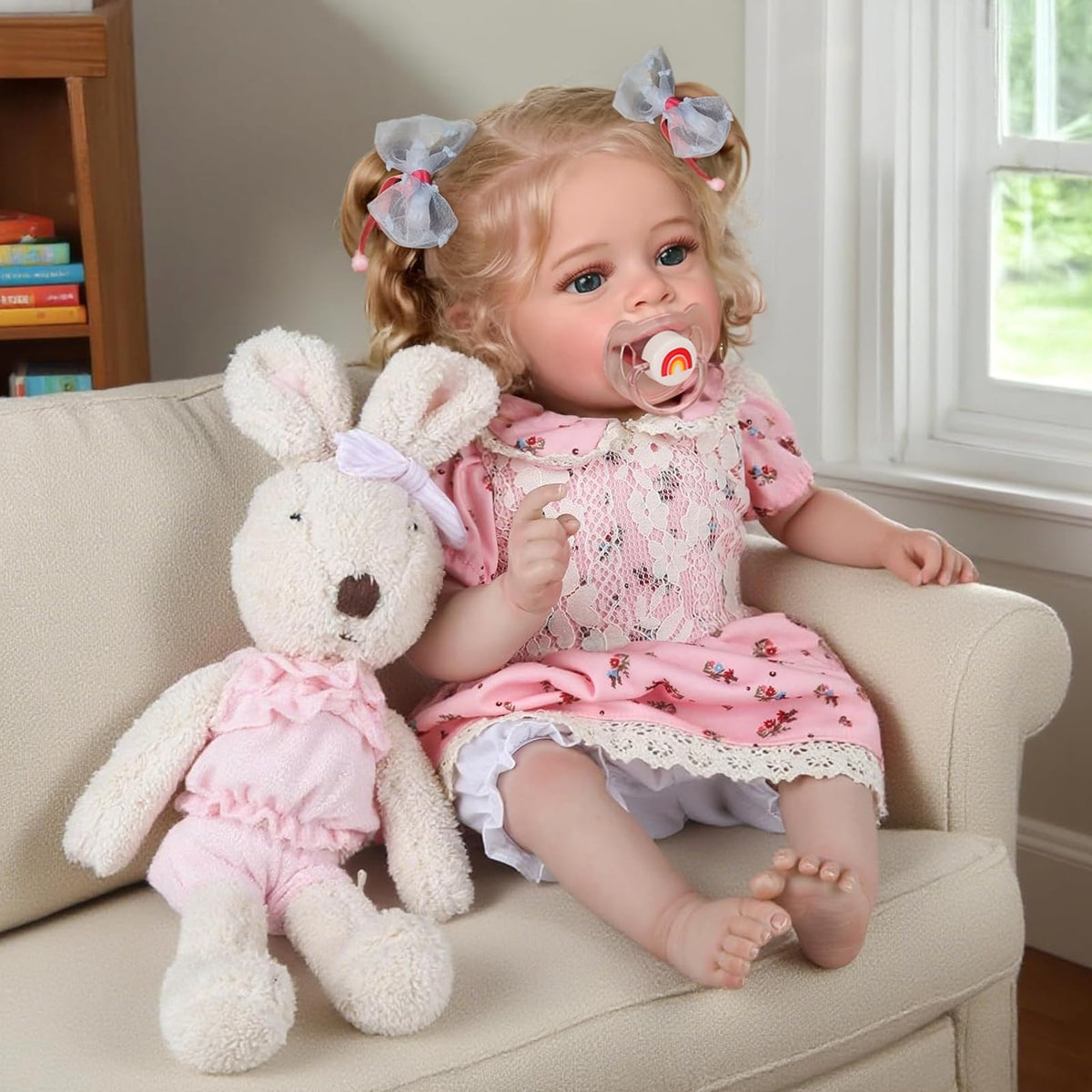 CHAREX Realistic Reborn Baby Doll Girl – 20-Inch Lifelike, Weighted, Gift Box Accessories