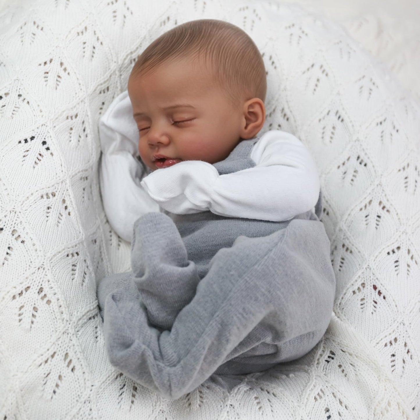 CHAREX Realistic Reborn Baby Doll Black – 18-Inch Lifelike African American Real Baby Boy with Accessories