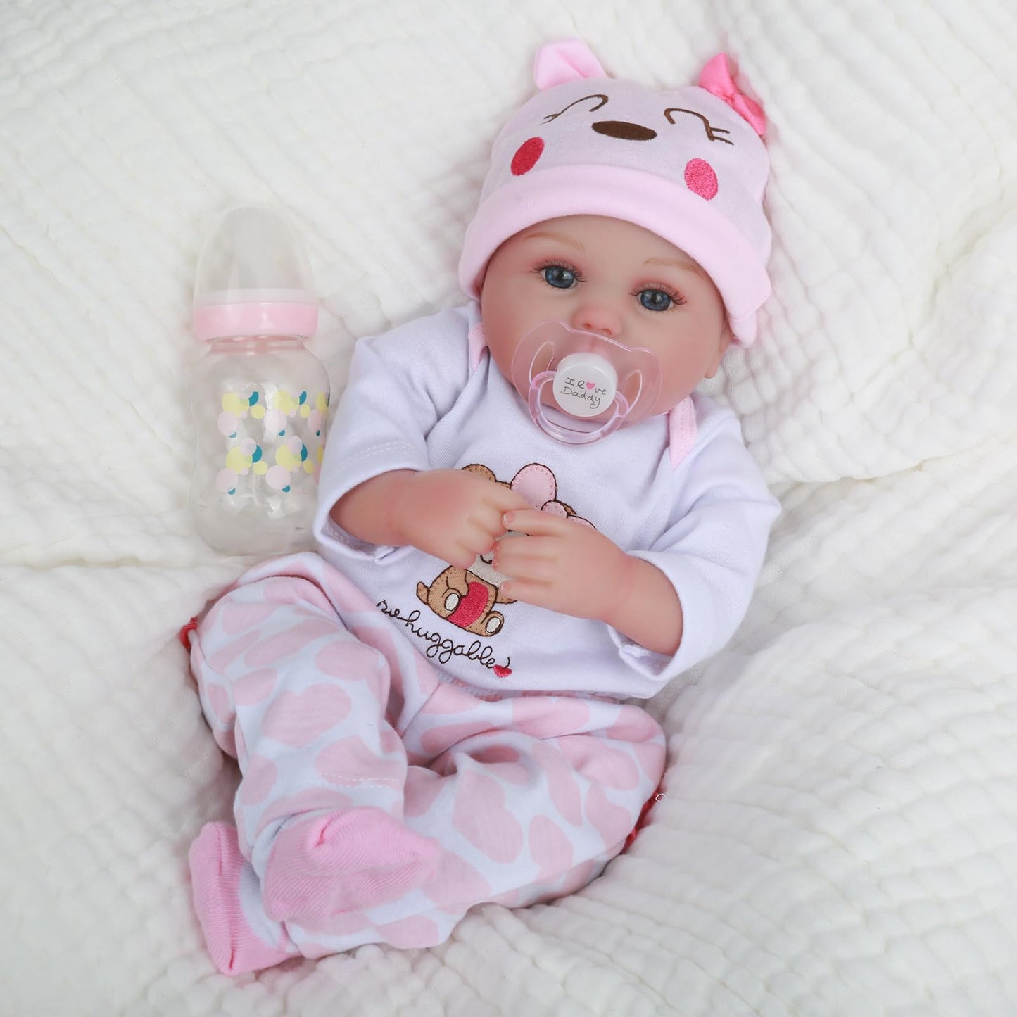 CHAREX Lucy 16-Inch Reborn Baby Doll – Realistic Soft Vinyl, Gift-Ready for Ages 3+