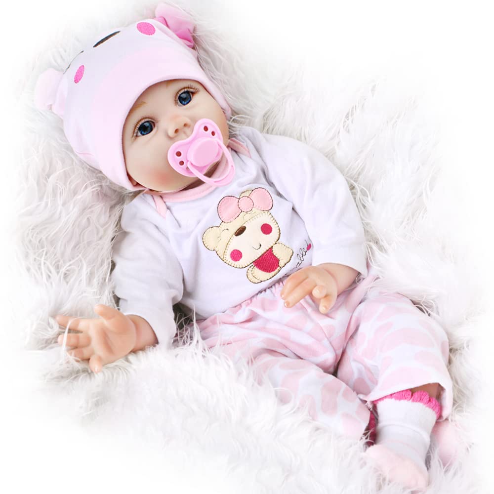 CHAREX Lucy 16-Inch Reborn Baby Doll – Realistic Soft Vinyl, Gift-Ready for Ages 3+