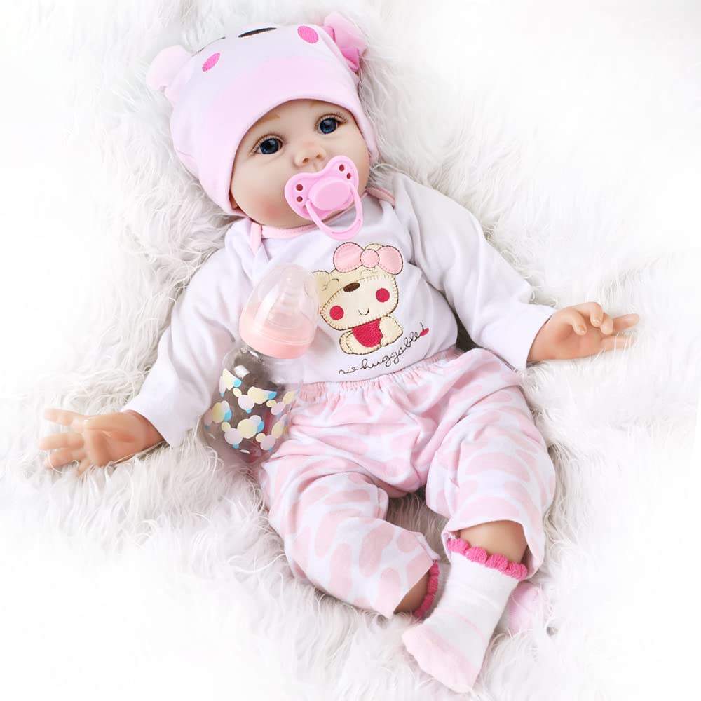 CHAREX Lucy 16-Inch Reborn Baby Doll – Realistic Soft Vinyl, Gift-Ready for Ages 3+