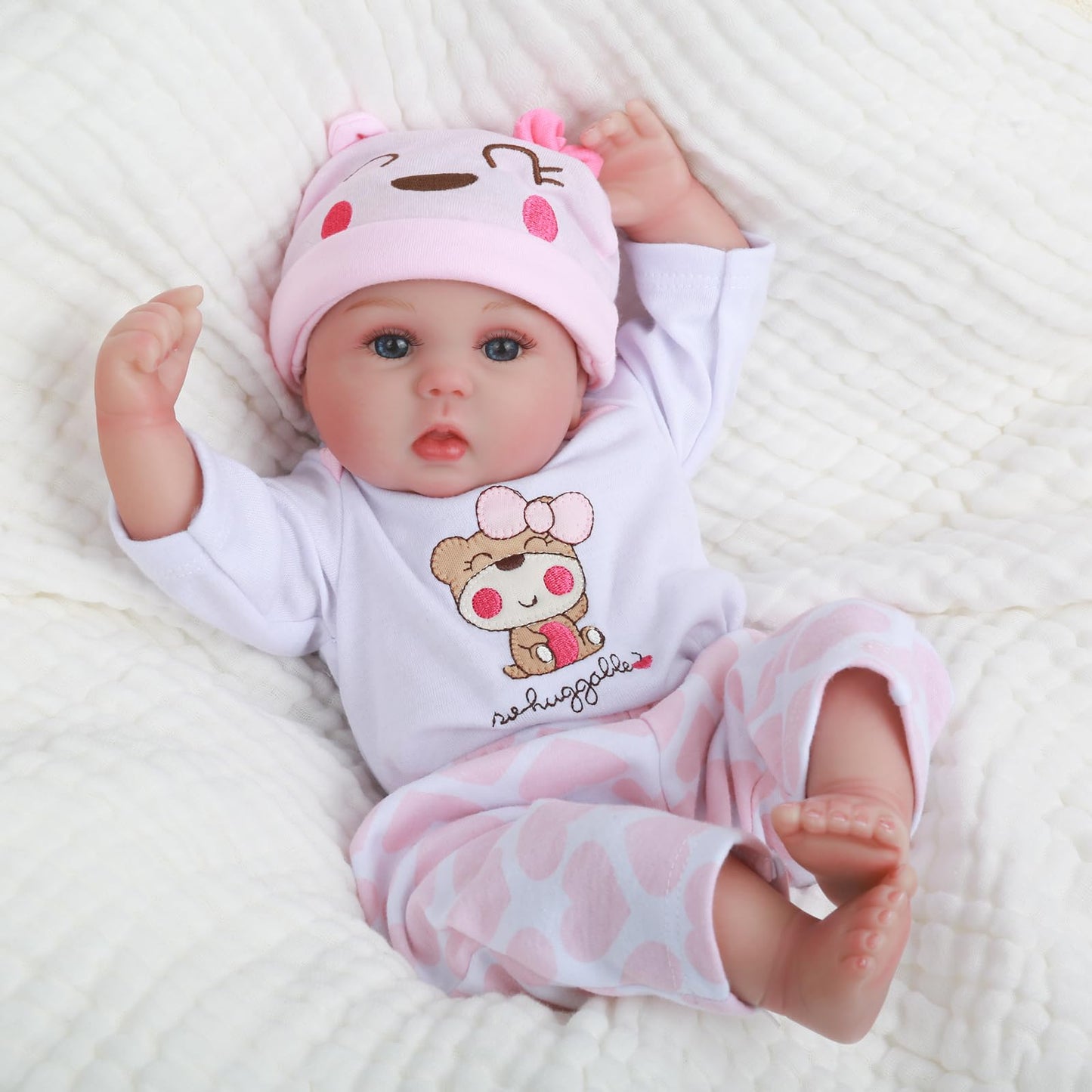 CHAREX Lucy 16-Inch Reborn Baby Doll – Realistic Soft Vinyl, Gift-Ready for Ages 3+