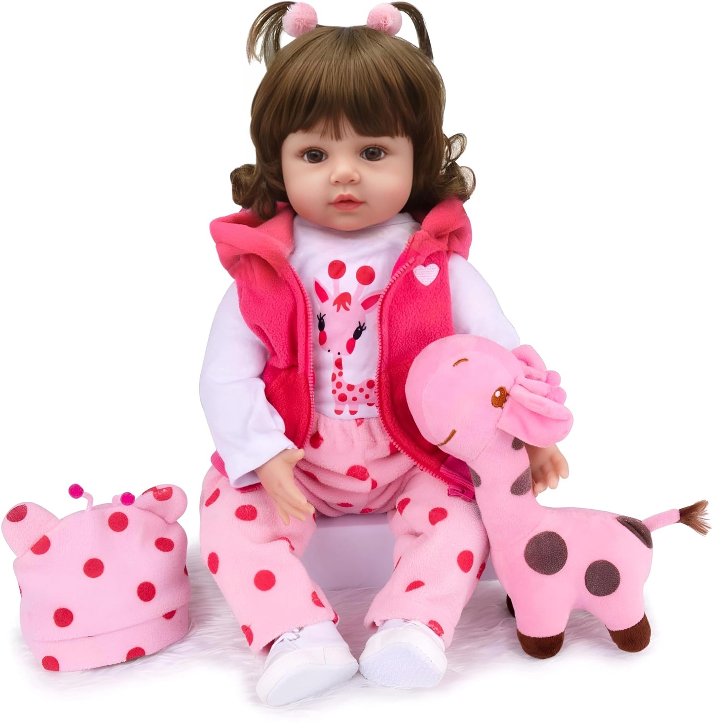 CHAREX Realistic Baby Doll - 18-Inch Reborn Girl with Full Accessories