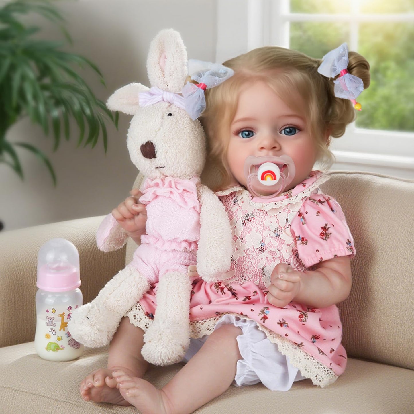 CHAREX Realistic Reborn Baby Doll Girl – 20-Inch Lifelike, Weighted, Gift Box Accessories