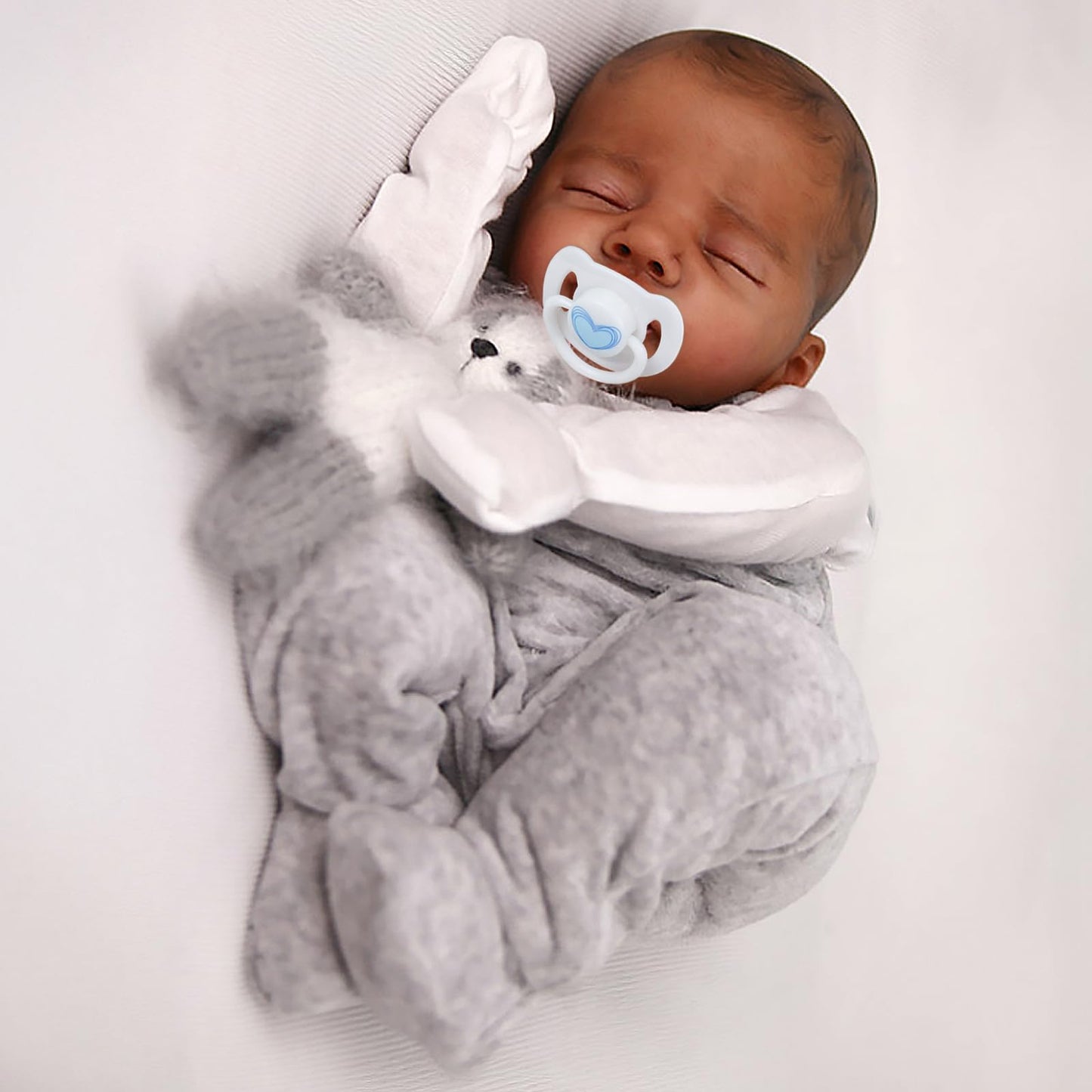 CHAREX Realistic Reborn Baby Doll Black – 18-Inch Lifelike African American Real Baby Boy with Accessories