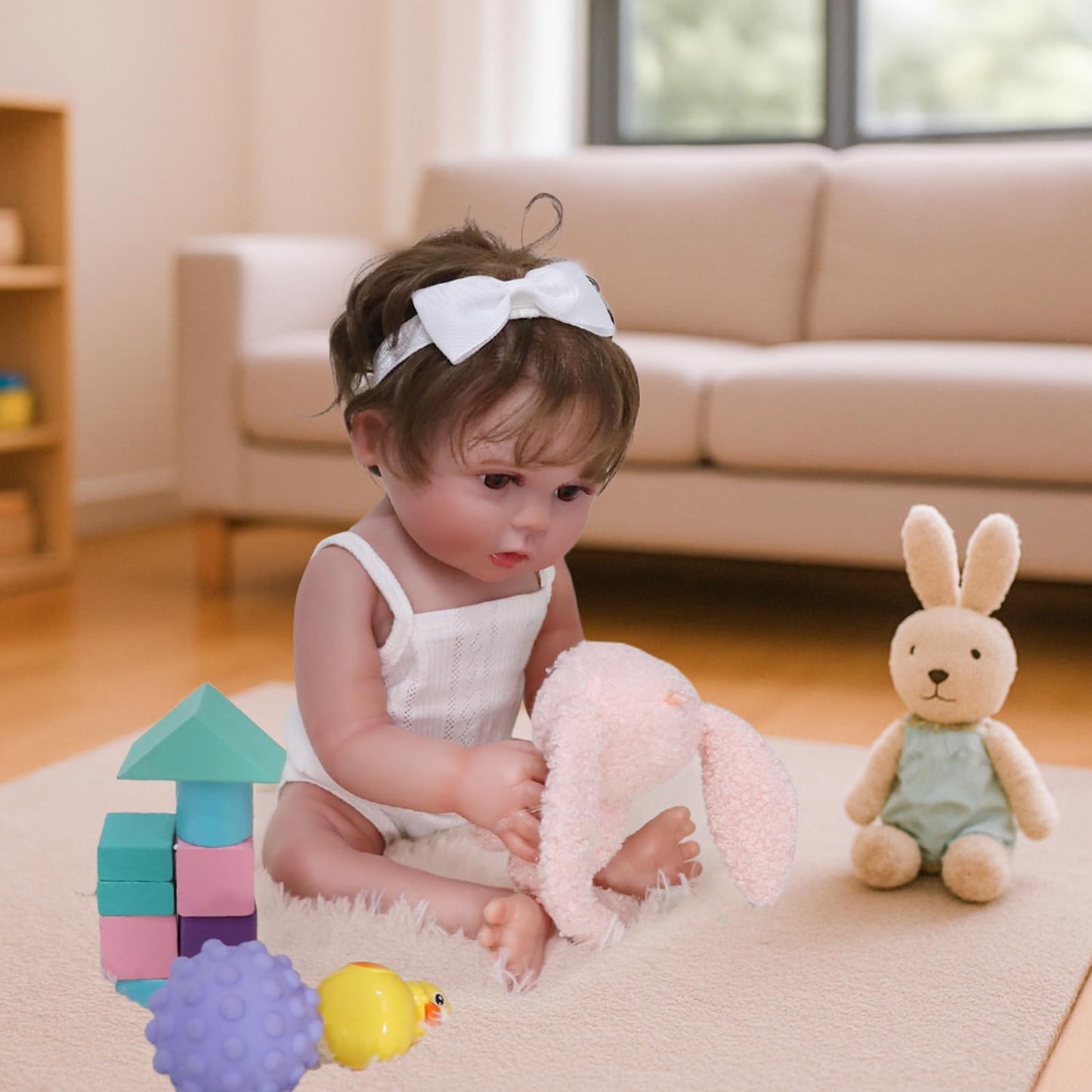 CHAREX Realistic Reborn Baby Doll – 18-Inch Lifelike Baby Girl with Gift Set | Safe for Ages 3+