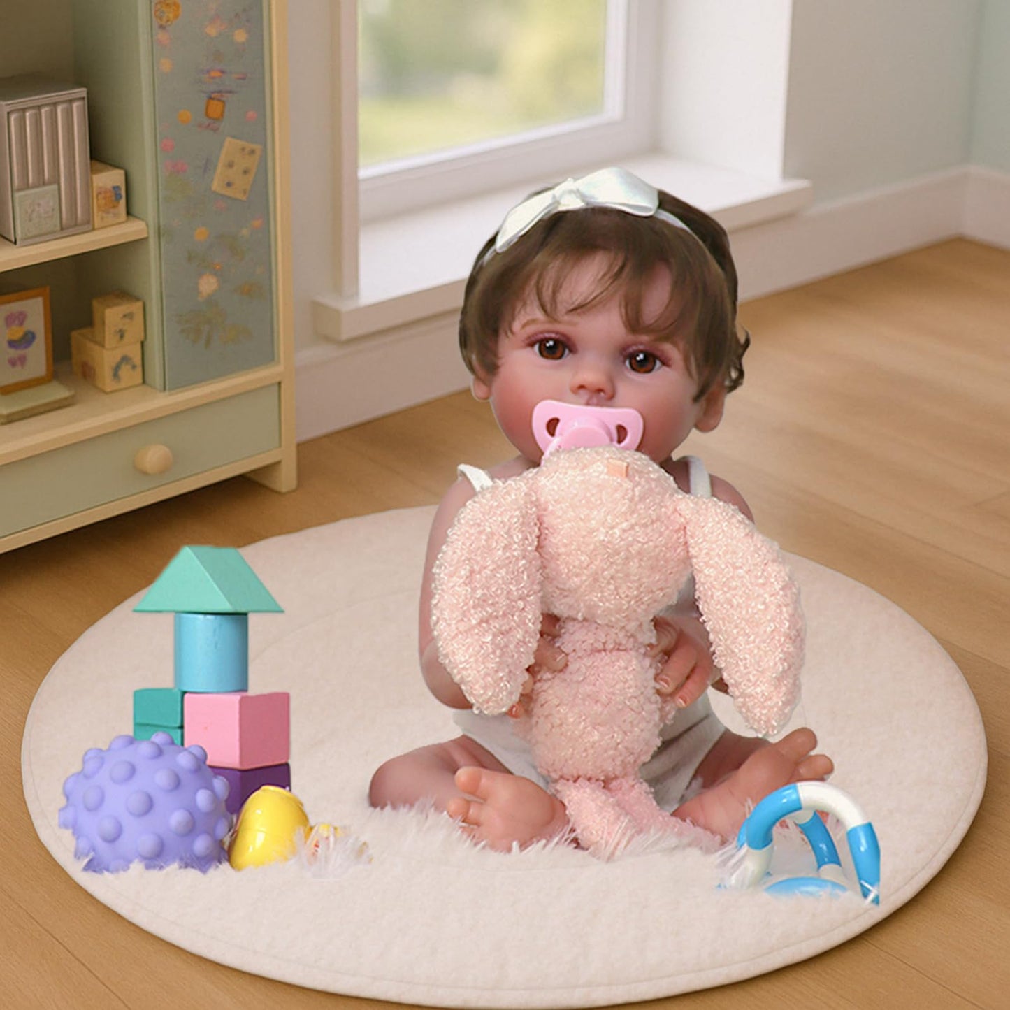CHAREX Realistic Reborn Baby Doll – 18-Inch Lifelike Baby Girl with Gift Set | Safe for Ages 3+