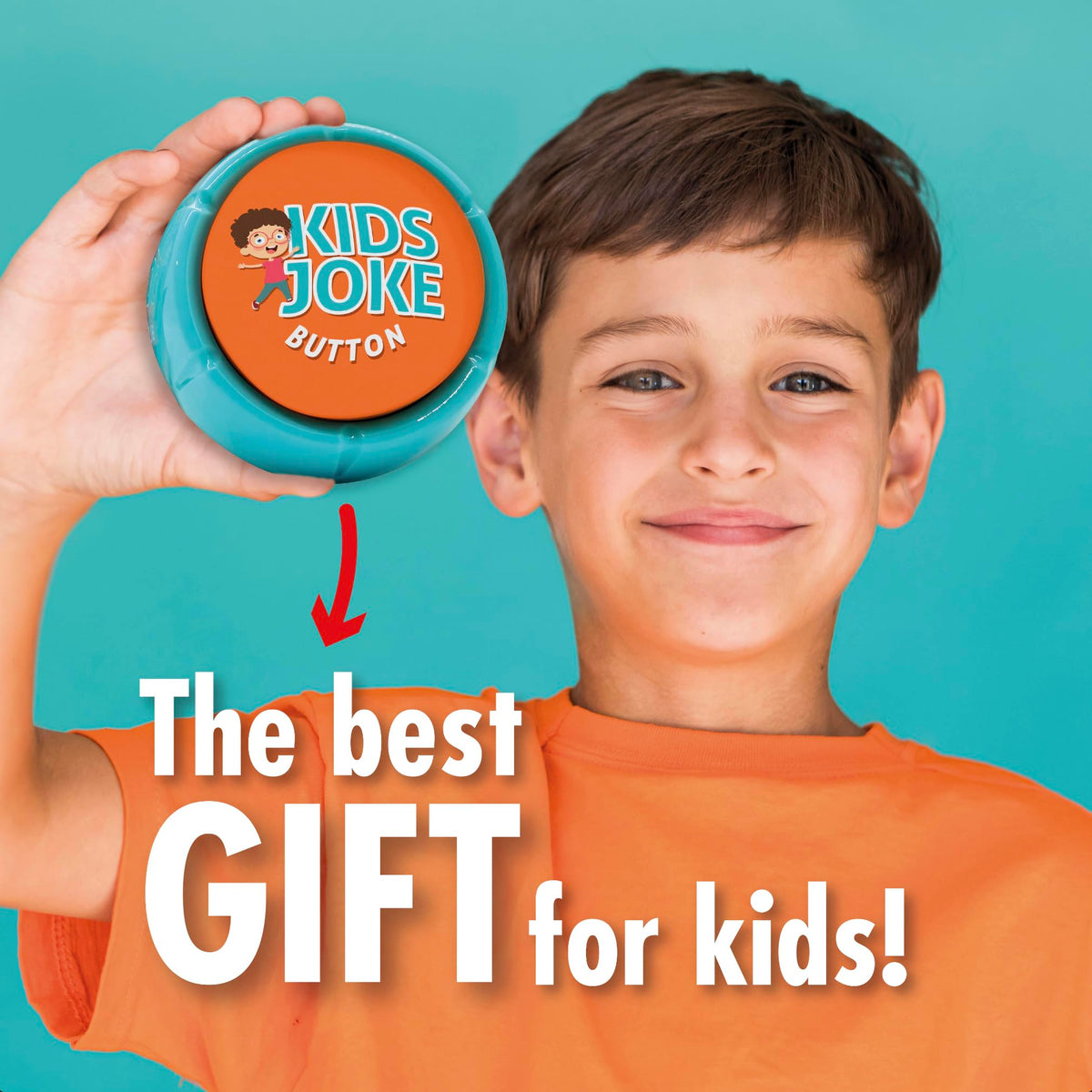 Charlie's Treasures Kids Joke Button – 100+ Silly Jokes for Family Fun
