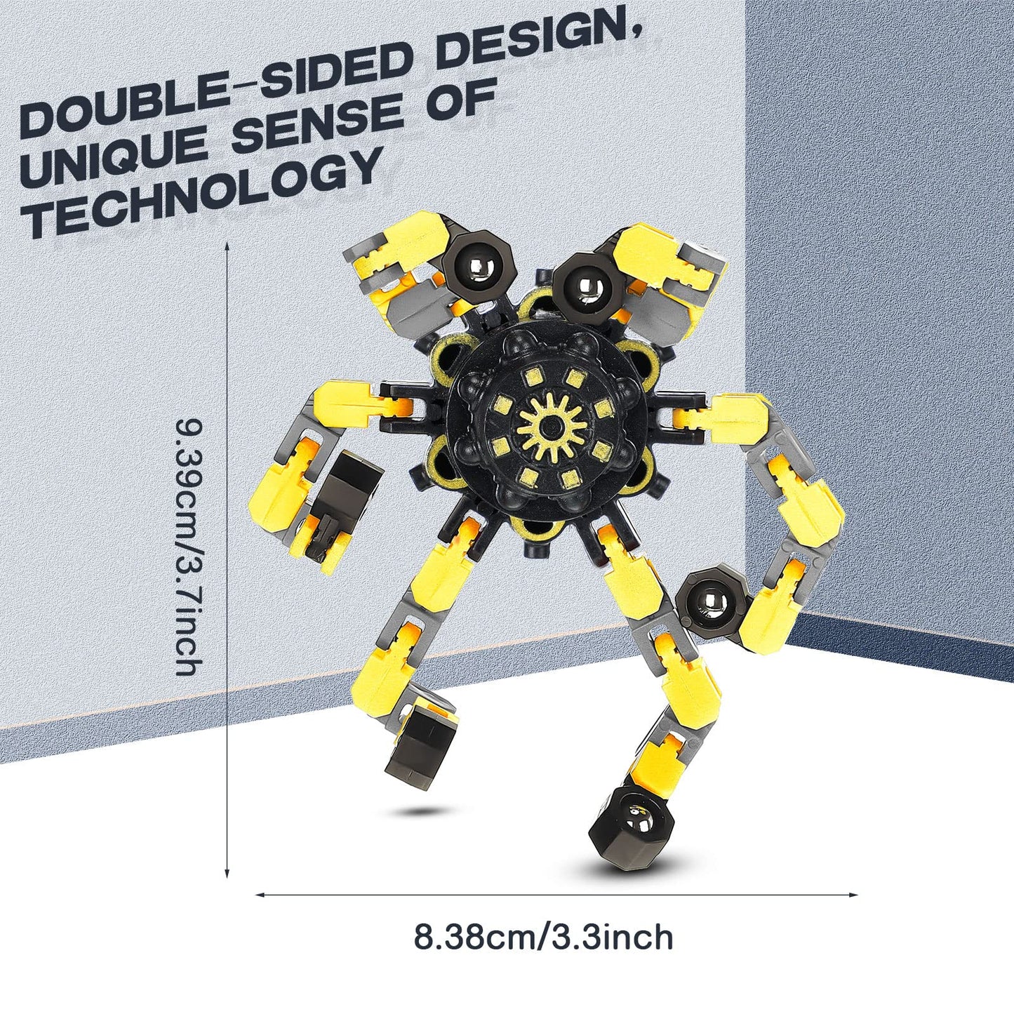 Charniol 20-Pc Transformable Fidget Spinner Set – Focus & Stress Relief