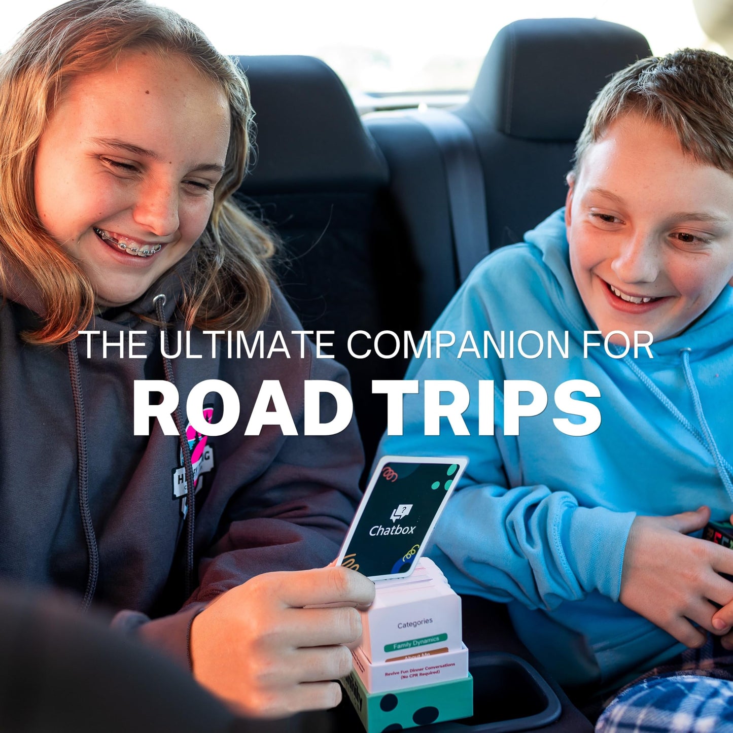 Chatbox 200 Conversation Starter Cards — Family, Travel & Party Card Game