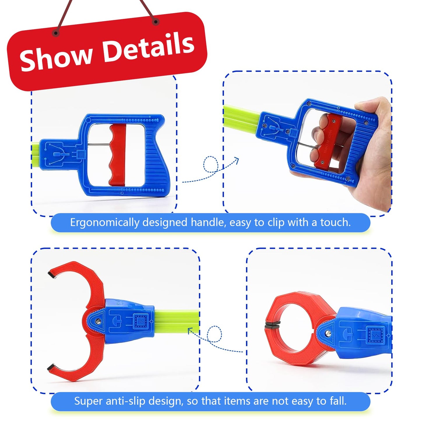 Chazcool Claw Grabber Toy – Green Hand Gripper for Kids