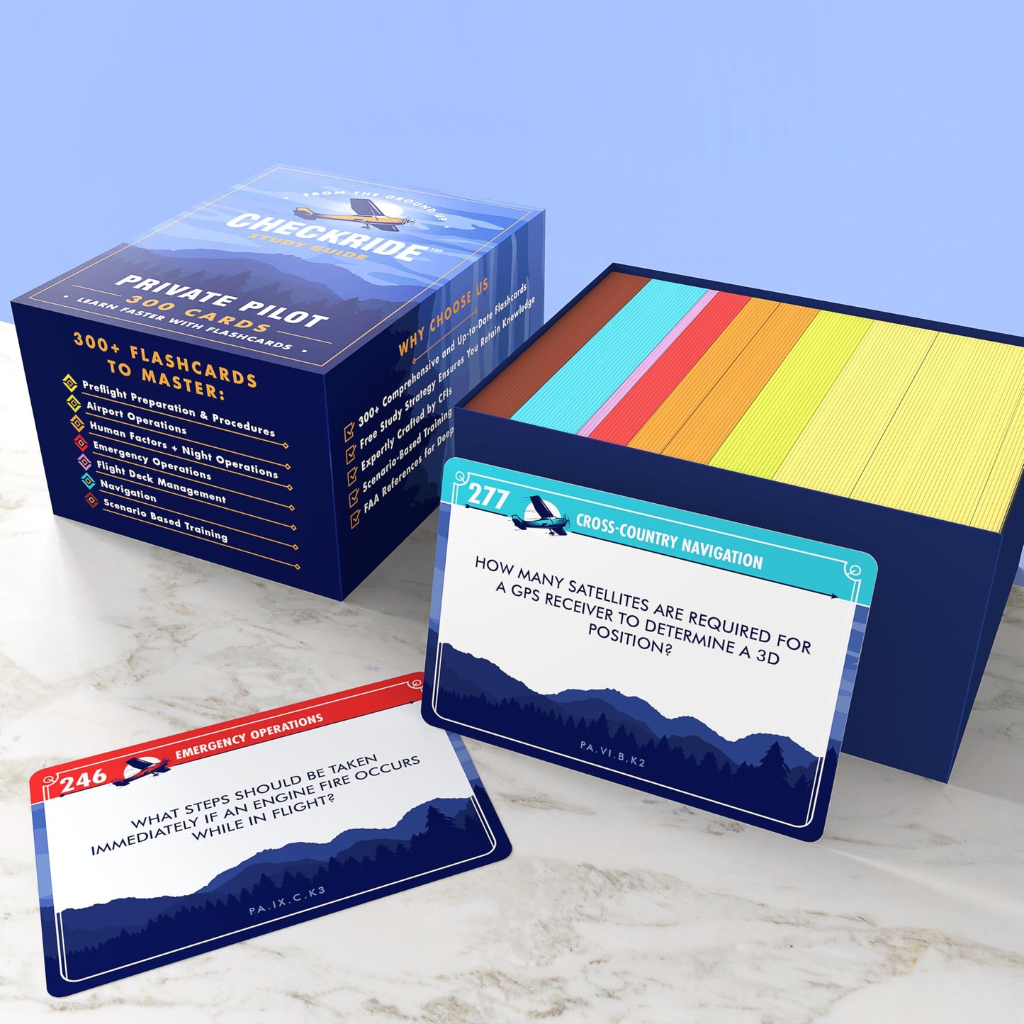 Checkride Study Guide – Private Pilot VFR Oral Exam Flashcards (310+ Cards)