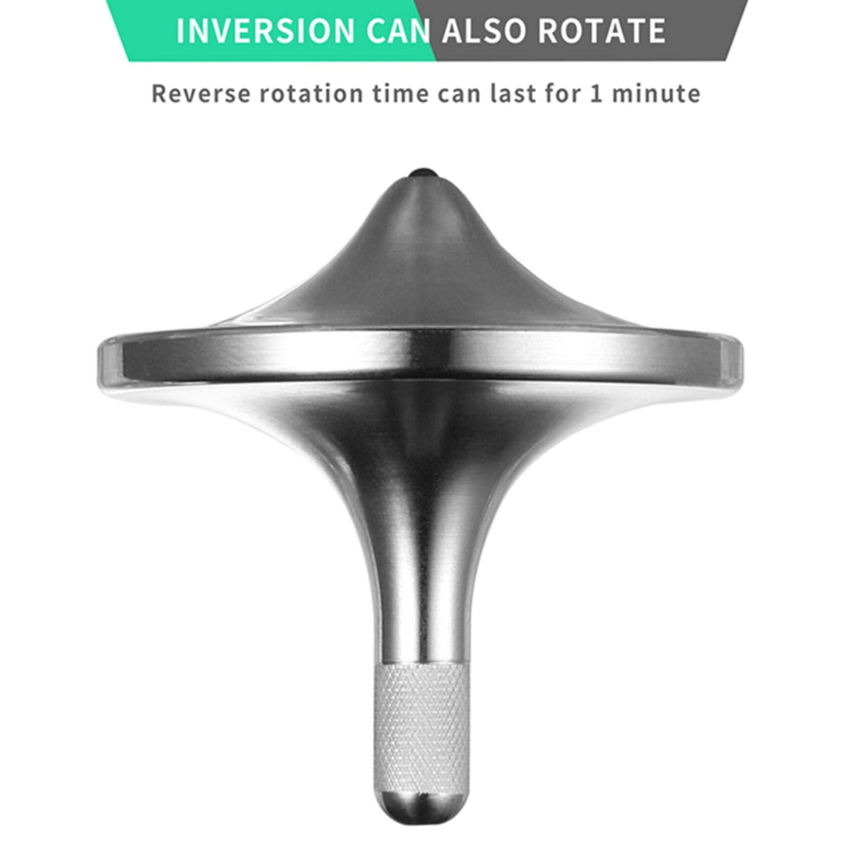 CHEETOP Stainless Steel Spinning Top — Premium Balance Desk Toy, 29mm Diameter
