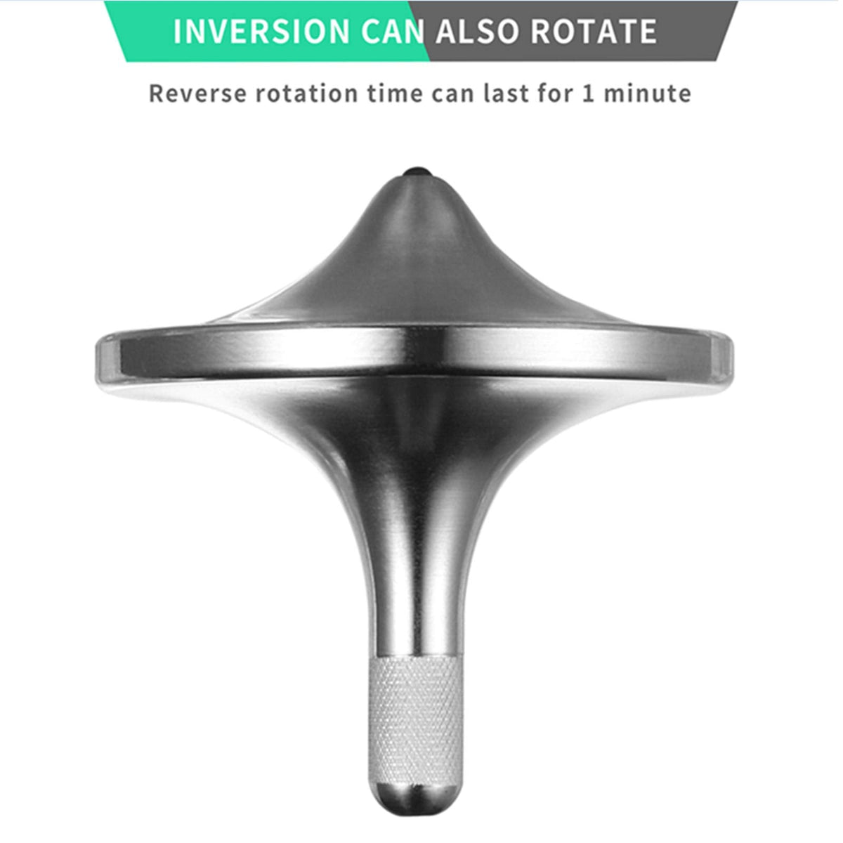 CHEETOP Stainless Steel Spinning Top — Premium EDC Fidget Toy, Long Spin Time, 24mm Diameter